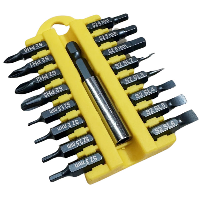 Multi Driver Bit Set 17 Pieces - Type A (Slotted) - Agency Spare Parts ...